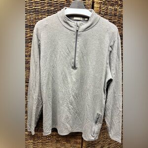 Tasc Gray Quarter-Zip‎ Pullover, Large